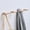 A, variant on Solid Wood Wall Hooks T Shaped Towel Rack Natural Finish 1 Pack for Bathroom Kitchen Entryway Coat Hook with Screws