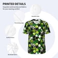 thumbnail image 4 of Balery Soccer1 Baseball Jersey for Men Casual Button Down Shirts Short Sleeve Active Team Sports Uniform-Medium, 4 of 9