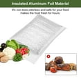 thumbnail image 5 of Reusable Thermal Insulation Bags,15.7x13.8 Inch  Insulation Aluminum Foil Pearl Cotton Bag for Food, 25pcs, 5 of 6