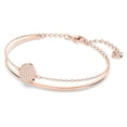 thumbnail image 2 of Brazalete Swarovski Sublima en tono oro rosa con cristales, 2 of 5