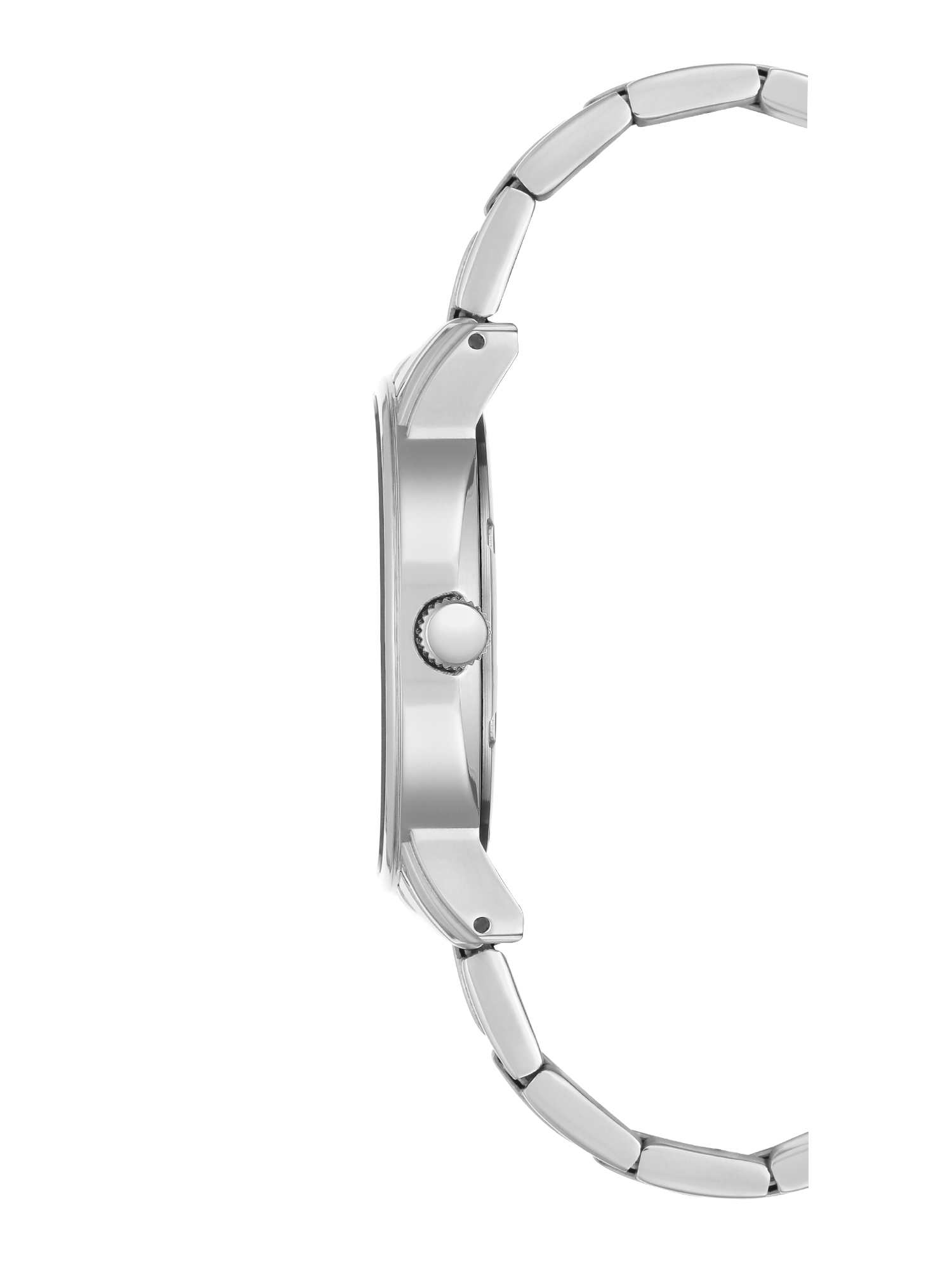 Men's Dress Round Watch, Silver Bracelet - Walmart.com