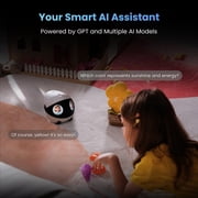 Enabot EBO Air 2 Plus FamilyBot with 3K Resolution, AI Assistant, 2-Way Video, Smart Patrol, 32-GB SD Card, Charging Dock, AC Adapter (Nebula Purple)