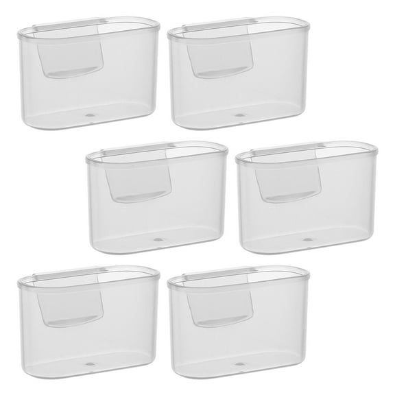 2 Count Fridge Slide Organizer Supply Organizers and Storage Mini Condiments Transparent