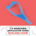 thumbnail image 6 of 3in1 Mascara Applicator Guide Makeup comb eyelashes tool. plastic blue,1 x 3in1 Eyelash Brush Curler, 6 of 8