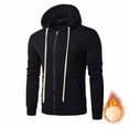 thumbnail image 2 of Mlzmgr Hoodies for Men Full Zipper up with Pockets Long Sleeve Outdoor Running Basketball Mens Sweatshirts S-5XL, 2 of 9
