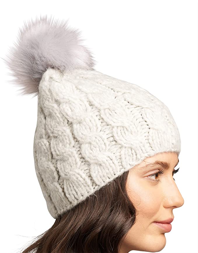 Columbia Womens Snow Diva Beanie Chalk 