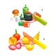 thumbnail image 3 of Juego de comida de madera para niños, juego de cocina para cortar frutas y verduras, 3 of 4
