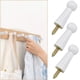thumbnail image 2 of 8 piezas Gancho de madera maciza blanco Ganchos para abrigos montados en la pared con tornillos Gancho para abrigos moderno de una sola pared Ganchos para sombreros de madera Carga máxima 5 kg para, 2 of 5