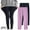 Purple, variant on Odeerbi 3-12 Years Kids Girls 2 PCS Leggings Stretchy Tights Lycra Compression Pants Comfortable Softness Breathable Pantyhose