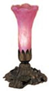 8"H Lavender Pond Lily Accent Lamp