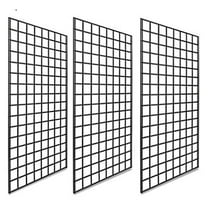 Only Hangers Gridwall Panels 2'W x 4'H | Black 3pk