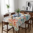thumbnail image 6 of Coastal Sea Turtle Table Cloth Waterproof Tablecloths, Rustic Vintage Nautical Starfish Coral Tablecloth Dining Table Cover for Kitchen Party Tabletop Outdoor, Rectangle Tablecloth 60x102 Inch, 6 of 9
