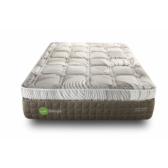 Colchón King Size Lester Bellagio - Línea Luxury Tecnología Híbrida con Resortes Pocket Spring, Memory Foam Gel, Viro-Clean®