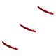 thumbnail image 3 of Kenally reflector derecho/izquierdo parachoques trasero F10 2010-2013 F18 2014-2016 rojo CBP080625, 3 of 6
