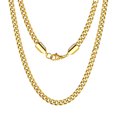 thumbnail image 1 of Jumpingount Necklace Simple Style Long Adjustable Sweater Corrosion Men Resistant Decoration Necklaces Accessories Cuba*Couple Chain Women Type3, 1 of 6
