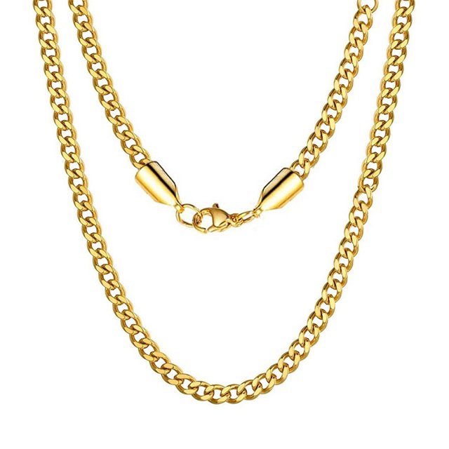Jumpingount Necklace Simple Style Long Adjustable Sweater Corrosion Men Resistant Decoration Necklaces Accessories Cuba*Couple Chain Women Type3