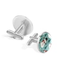 thumbnail image 3 of Snowman Stylish Stainless Steel Cufflinks Set for Men – for Dress Shirts and Suits – Ideal for Formal Events, 3 of 6