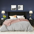 thumbnail image 2 of Allewie Queen Size Velvet Bed Frame/Vertical Channel Tufted Wingback Headboard/Upholstered Platform Bed/Strong Wooden Slats/No Box Spring Needed/Easy Assembly/Black, 2 of 8