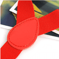 thumbnail image 2 of TELOLY Suspenders for Men Adjustable Length Mens Suspenders Suitable for All Seasons Anti-Slip and Wear-Resistant Shirt Stays,Rose Red, 2 of 2