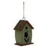 Woodland Imports Log Cabin Hanging 17 in x 7 in x 5 in Birdhouse