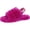 Hot Pink, variant on Unisex-Child Fluff Yeah Slide Slipper Big Kid 8-12 Years 5 Big Kid Rock Rose
