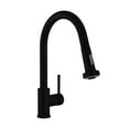 thumbnail image 2 of Nouvet Single Handle, Pull-Down Kitchen Faucet in Matte Black, 2 of 11