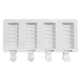 thumbnail image 1 of LinyerIce Cream Mold Silicone 4 Slots Ice Cube Tray Heat-resistant Non-stick DIY Making Mould Bakeware, 1 of 8