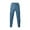 Dark Blue, variant on Men's Casual Pants for Everyday Wear - Classic Straight Fit Solid Color Closure Comfort Flex Nylon Blend