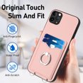 thumbnail image 4 of Allytechgroup iPhone 11 Pro Max Wallet Case for Women Men, Premium PU Leather Shockproof Hand Wrist Slim Fit Back Cover Phone Case for iPhone 11 Pro Max, Rosegold, 4 of 5