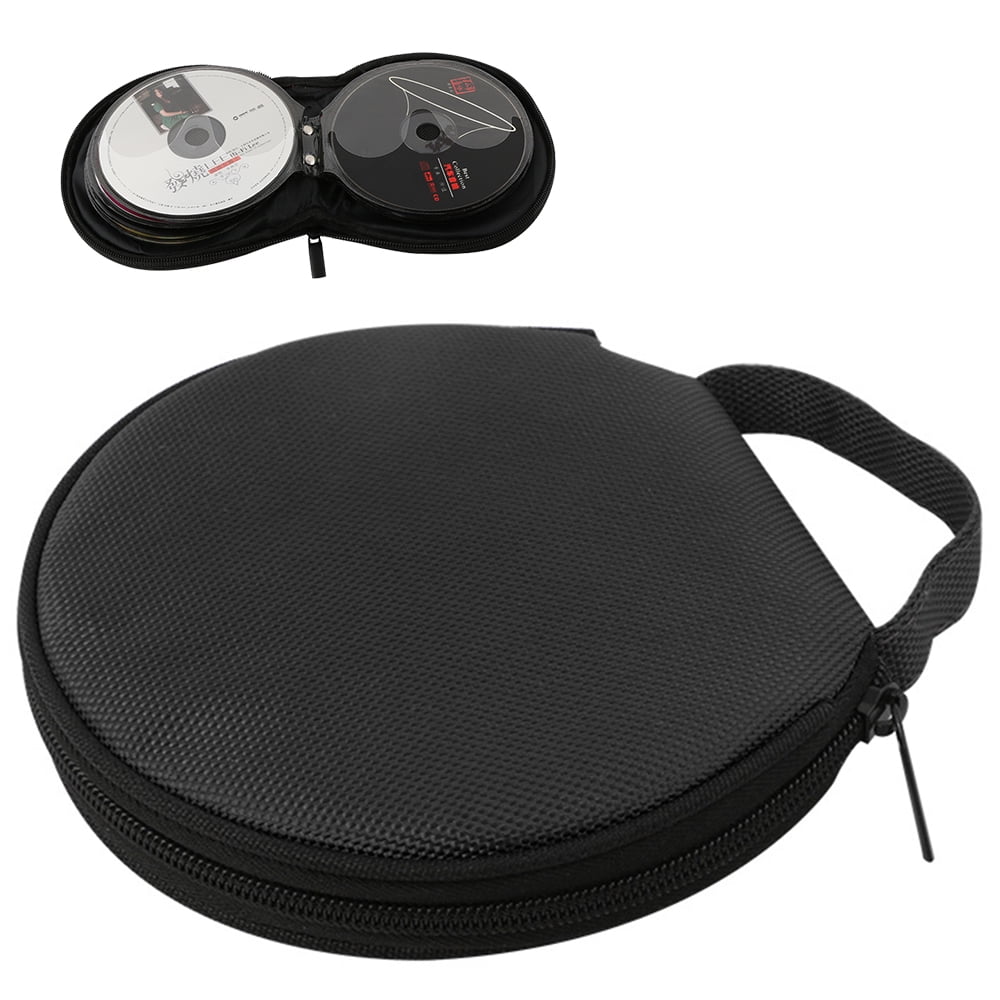 CD DVD Portable Carry Wallet 20Capacity CD Disc Capacity Waterproof buy-plafueto-wood-cd-racks-360-rotatable-disc-shelf-cd-storage-holder