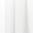 thumbnail image 2 of Nicole Miller New York Sawyer Cotton Blend Grommet Top Light Filtering Curtain Panels, 52"x96", White, Set of 2, 2 of 7