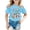 Light Blue, variant on Toddler Shirts Girls 4t 100th Day Of School Graphic Short Sleeve 100 Days Of School Costume Casual Preppy Shirt Baby Girl Summer Clothes