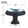 thumbnail image 3 of 4 Pcs Santa Claus Knobs for Kitchen Cabinet Cupboard Dresser Bookcase Drawer Pulls Handles Round Home Decor, 3 of 5