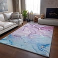 thumbnail image 6 of Addison Rugs Mayfield Washable Transitional Watercolors Purple Rectangle Rug, 5' x 7'6", 6 of 6