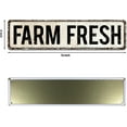thumbnail image 2 of Fresh Fresh Unique Metal Tin Sign, Barn Sign, Farmer Sign, Eggs Sign, Chicken Coop Décor, Farm Fresh Sign, Business Sign, 4-Inch by 16-Inch Sign, 2 of 5
