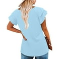 thumbnail image 6 of Summer Clothes for Women Over 50 Womens Blouses And Tops Casual Shirts for Women Trendy Plus Size Clearance Deals, 6 of 7