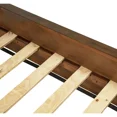 thumbnail image 4 of Modern Bedroom California King Platform Bed, Solid Wood Bed Frame with Fluted Design, Brown, 4 of 5