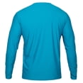 thumbnail image 4 of Playera Deportiva Wilson para Hombre Force Manga Larga Color Azul Teal Talla G, 4 of 4