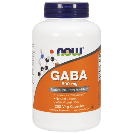 Best NOW GABA 500 mg Capsules, 200 Ct deal