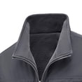 thumbnail image 6 of Miqool Mens Reversible Fleece Vest Stand Collar Zip Up Sleeveless Tactical Outdoor Cargo Vest with Pockets M‑5XL, 6 of 6