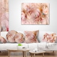 thumbnail image 3 of Designart Red Circles Fractal Texture - Abstract Throw Pillow - 16x16, 3 of 4