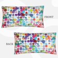 thumbnail image 3 of Bingfone Colorful Watercolor Dots Printed Pillowcase 20x36 inches - Standard Pillow Cases with Envelope Closure,Gifts for Women Men, 3 of 9