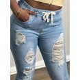 thumbnail image 5 of Aprpith  Women's Jeans Tight and Sexy Pull On Stretchy Tight Ripped Street Style Regular Sizes, 5 of 6