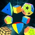 thumbnail image 2 of Alician YJ Moyu Meilong Magic Cube Stickerless Pyramid Skew Megaminx SQ1 Smooth Speed Cube Educational Toy, 2 of 6