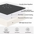 thumbnail image 6 of YEERSWAG 48x18x3 inch Outdoor Chair Cushions Bench Cushion Patio Chair Cushions Non Slip Removable Anti-fading Water Resistant Garden Loveseat Cushion with Handle, 6 of 7