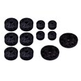 thumbnail image 3 of Langgg 12Pcs Cymbal Felt Washer Hi Hat Felts gray Replacement Sleeves Accessories black, 3 of 6