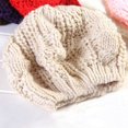 thumbnail image 4 of Womens Beret Beanie Hats Winter Warm Knitted Crochet Slouchy Knit Baggy Ski Cap, 4 of 4