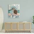 thumbnail image 2 of Stupell Industries Feel Breeze Be Ease Nautical Phrase Sandpiper Bird, 36 x 48, Design by Veronique Charron, 2 of 7