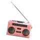 thumbnail image 4 of perfecl Modelo De Radio Manualidades Decoración para Hogar Artesanías de radio vintage Rosado, 4 of 6