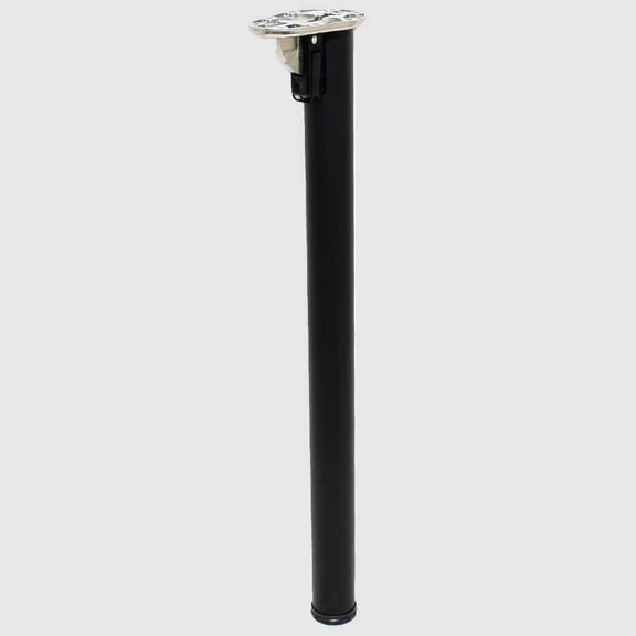 Richelieu Boat Folding Table Leg 65671090 | 28 Inch Black Aluminum